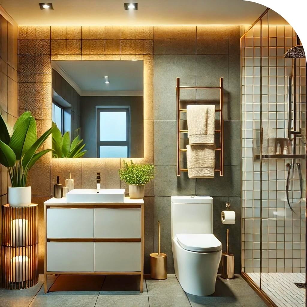 projet aménagement salle d'eau pour une vente immobilière