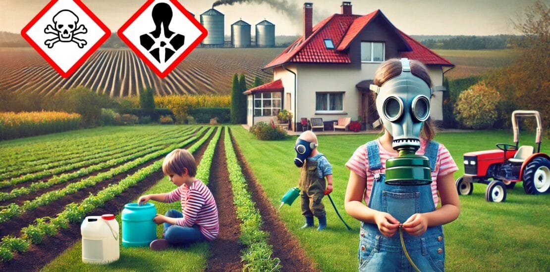 habiter à côté de champs traités maison en bordure de champs traitements agricoles pesticides phytosanitaires danger