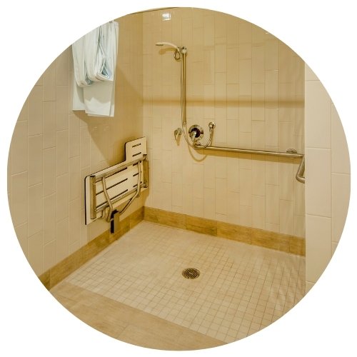 accessibilité pour les personnes à mobilité réduite dans un petit appartement