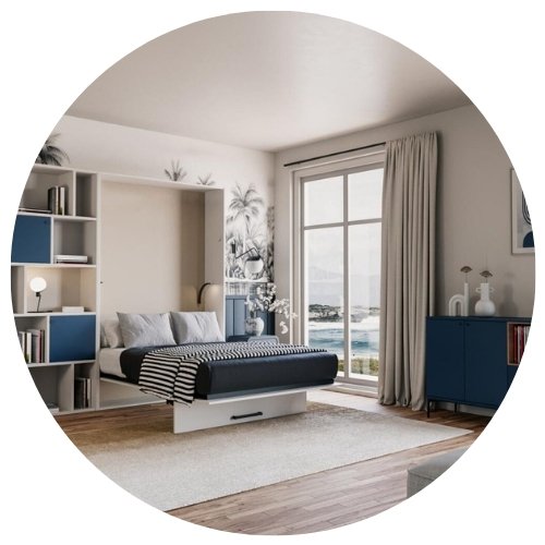 lit escamotable pour aménager un petit appartement